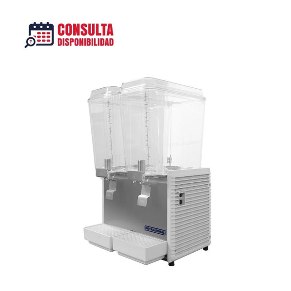 DISPENSADOR DE BEBIDAS REFRIGERADO 2 TAZONES MODELO D254VECA MARCA INTERNATIONAL