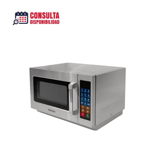 HORNO DE MICROONDAS COMERCIAL CON CONTROL DIGITAL 1000W MODELO INT-HMC12CD MARCA INTERNATIONAL Medidas 55.37 x 48.76 x 34.29 cm