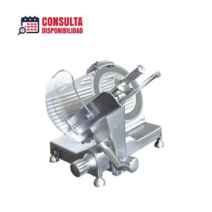 Rebanadora con cuchilla de banda 30cm 1/3HP Modelo REB-300-B Marca DRAGO Medidas 57.6 x 49 x 42.7 cm