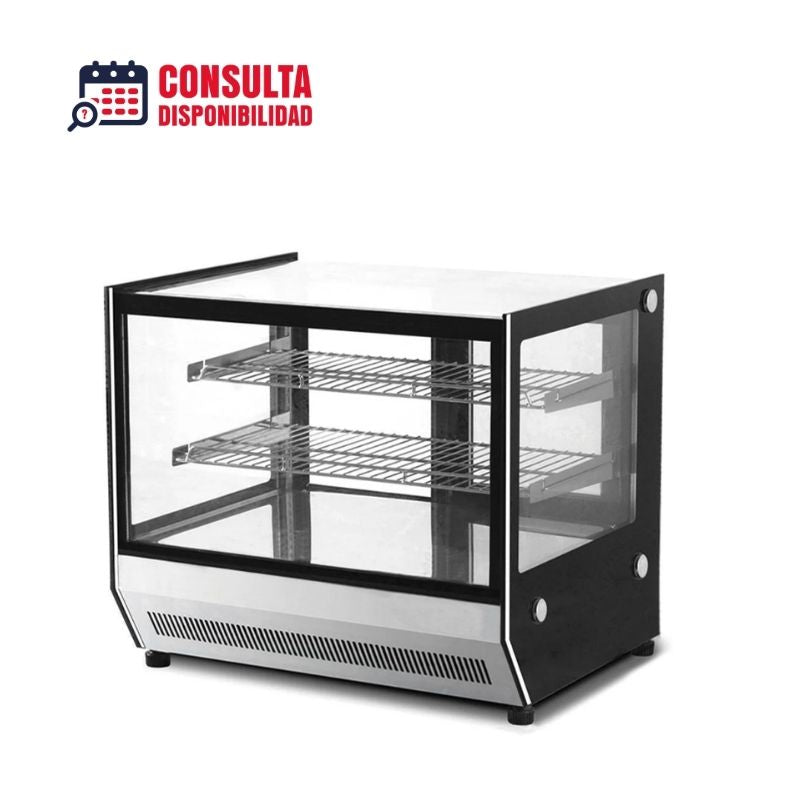 VITRINA EXHIBIDORA CRISTAL RECTO  MODELO GN-900RT CAPACIDAD DE 140 LITROS MARCA  MIGSA