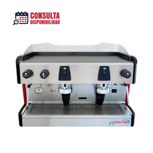 CAFETERA PROF P/EXPRESSO 2 GRUPOS  MODELO ITALBAR2 MARCA SAN SON