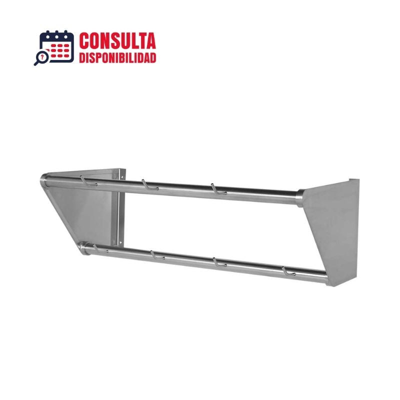 Garabato para ollas INTERNATIONAL GAR.1200 acero inoxidable grado alimenticio de 120 X 39 centimetros