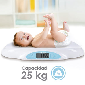 BÁSCULA ELECTRÓNICA PARA BEBÉ 25KG MODELO BABE-25 MARCA RHINO