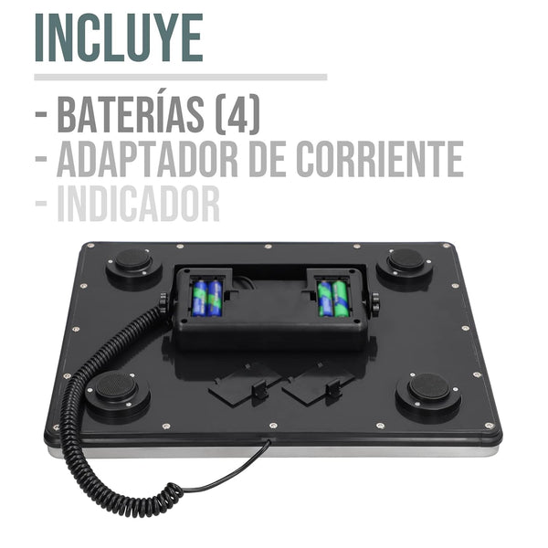 BÁSCULA DE PAQUETERÍA 100KG MODELO BAPAQUE-100 MARCA RHINO
