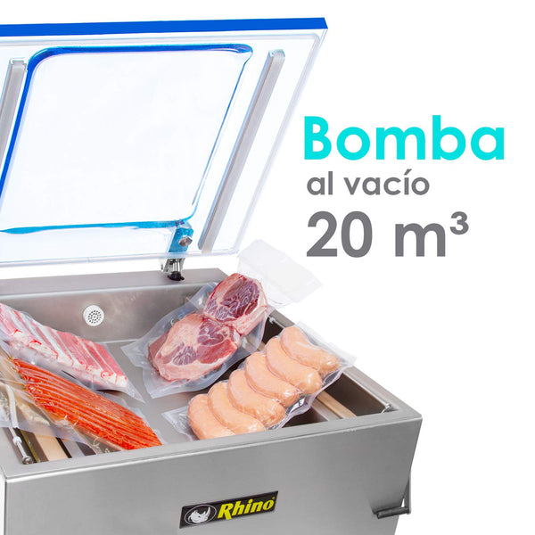 EMPACADORA AL VACIO MODELO EVAC-20P MARCA RHINO