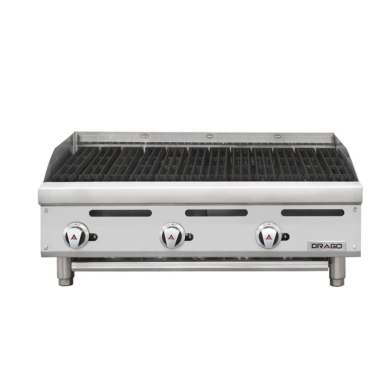 ASADOR INDUSTRIAL A GAS DE  3 QUEMADORES MODELO AG-3R MARCA DRAGO