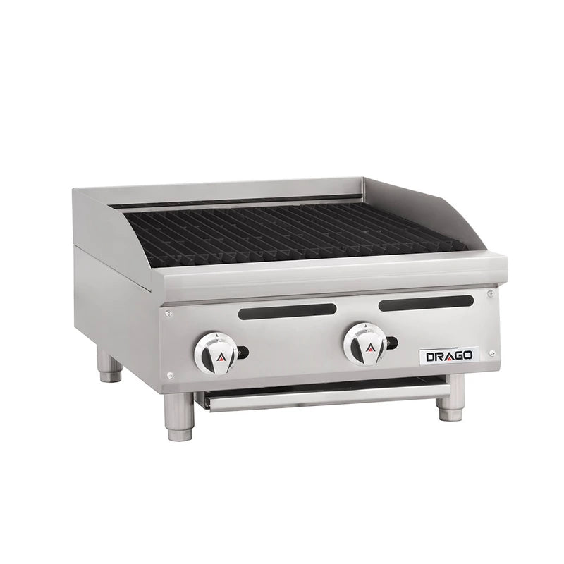 ASADOR INDUSTRIAL DE 2 QUEMADORES MODELO GPAS-02-00 / AG-2R MARCA DRAGO