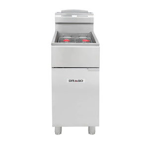 FREIDORA A GAS 16LTS MODELO GFR-216-09 / FG-16 RS MARCA DRAGO