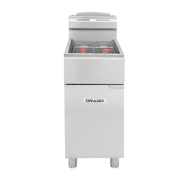 FREIDORA A GAS 16LTS MODELO GFR-216-09 / FG-16 RS MARCA DRAGO
