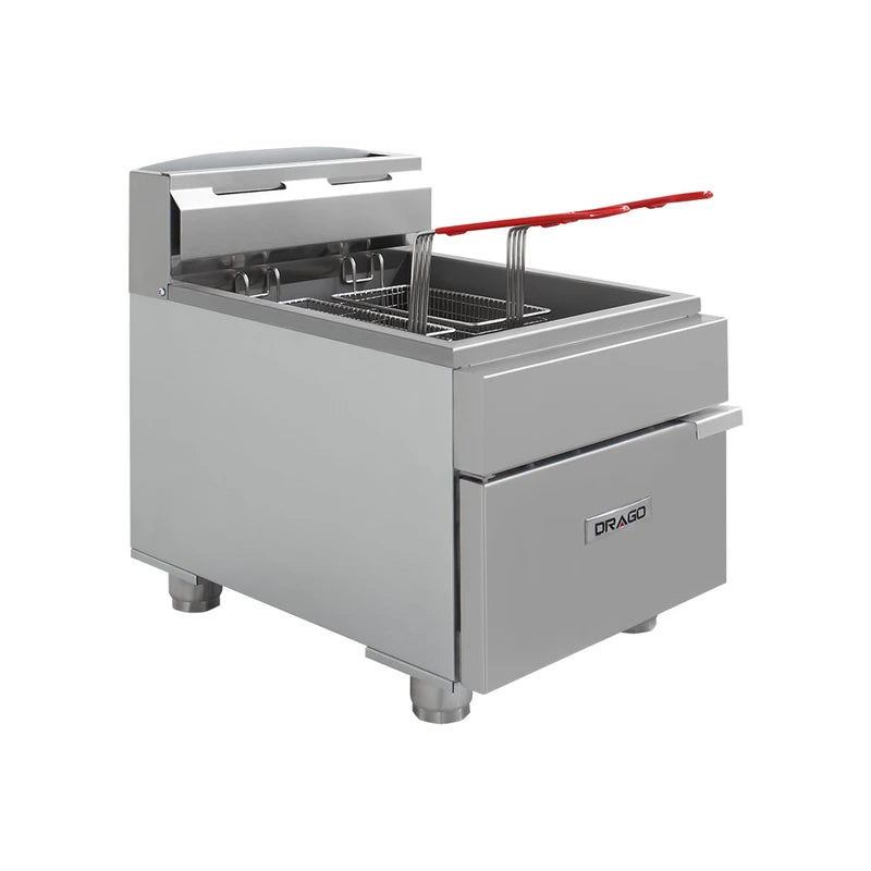 FREIDORA DE MESA A GAS 8LTS MODELO GFR-108-09 / FG-8 MARCA DRAGO