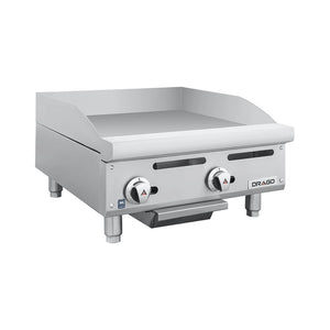 PLANCHA A GAS DE 2 QUEMADORES MODELO PG-2 / GPPL-02-00 MARCA DRAGO
