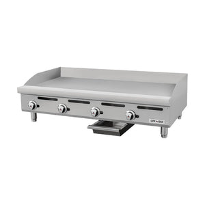 PLANCHA A GAS DE 4 QUEMADORES MODELO GPPL-04-00 / PG-4 MARCA DRAGO