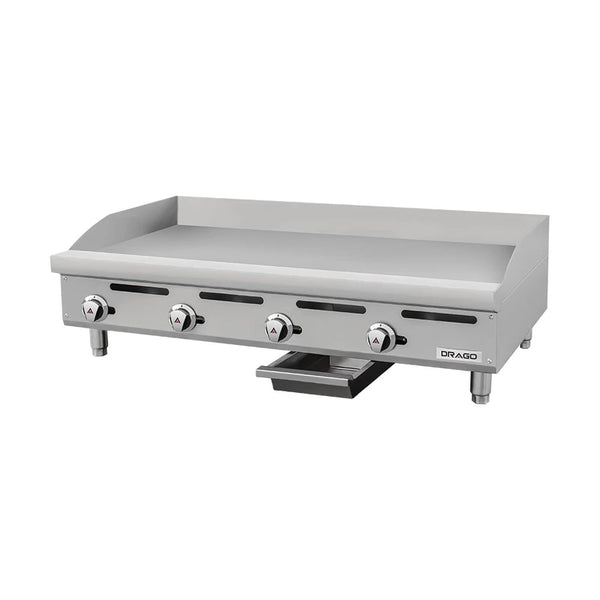 PLANCHA A GAS DE 4 QUEMADORES MODELO GPPL-04-00 / PG-4 MARCA DRAGO