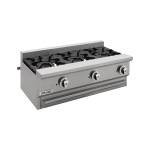 PARRILLA SLIM 3 QUEMADORES MODELO CG-30 SLIM / GPA-300-01 MARCA DRAGO