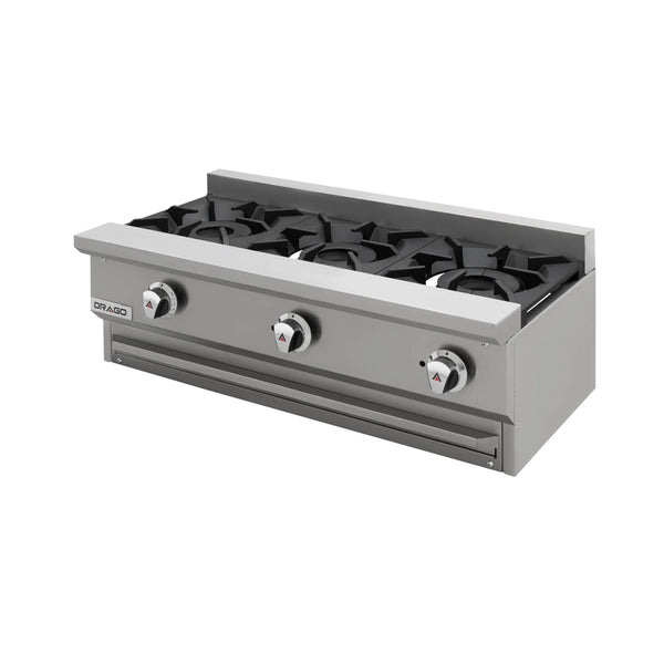 PARRILLA SLIM 3 QUEMADORES MODELO CG-30 SLIM / GPA-300-01 MARCA DRAGO