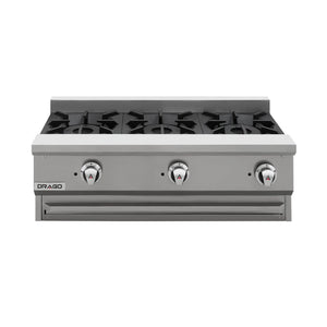 PARRILLA SLIM 3 QUEMADORES MODELO CG-30 SLIM / GPA-300-01 MARCA DRAGO