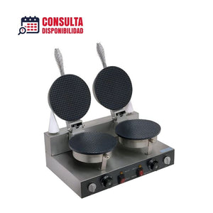 Cocedor de Conos y Canastillas MIGSA ZU2 2 Platos de fundición de aluminio con teflon