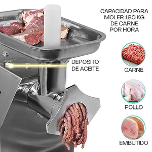 MOLINO DE CARNE MODELO MOCA-12 MARCA RHINO