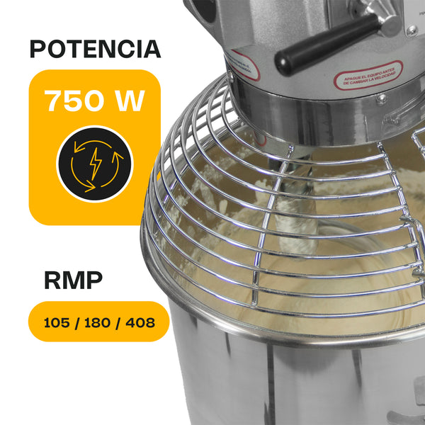 BATIDORA PLANETARIA MODELO BATI-20 MARCA RHINO