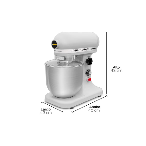 BATIDORA PLANETARIA 7LTS MODELO BATI-7 MARCA RHINO