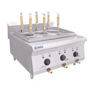 COCEDOR DE PASTAS 6 CANASTILLAS MOD BN600-E605 MARCA MIGSA