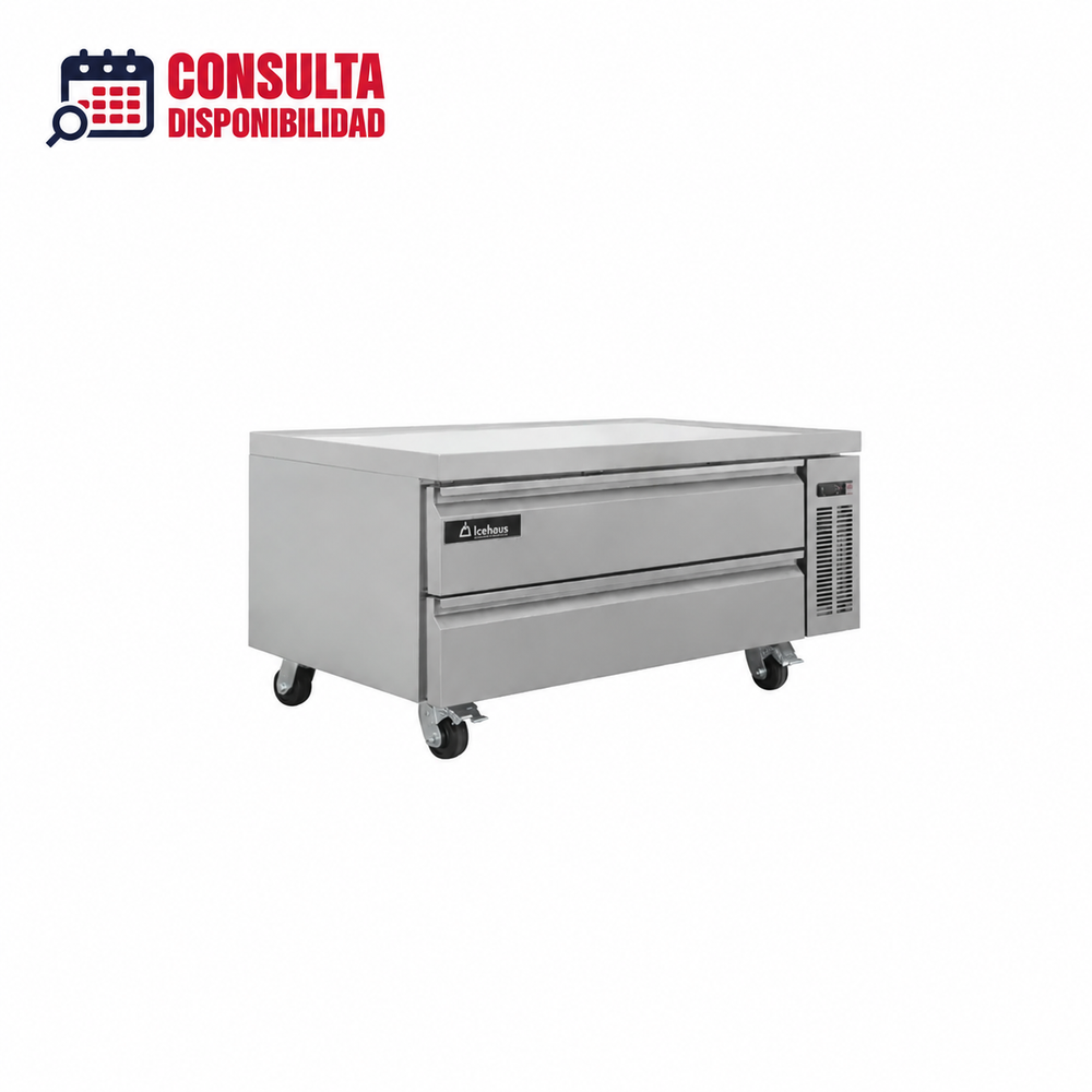 BASE REFRIGERADA PARA MODULARES 2 CAJONES MODELO BRM-2C-SS-02 MARCA ICEHAUS