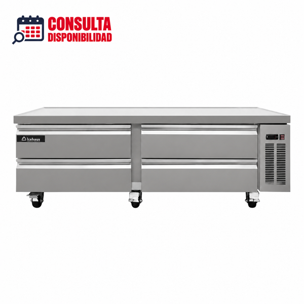 BASE REFRIGERADA PARA MODULARES 4 CAJONES MODELO BRM-4C-SS-01 MARCA ICEHAUS