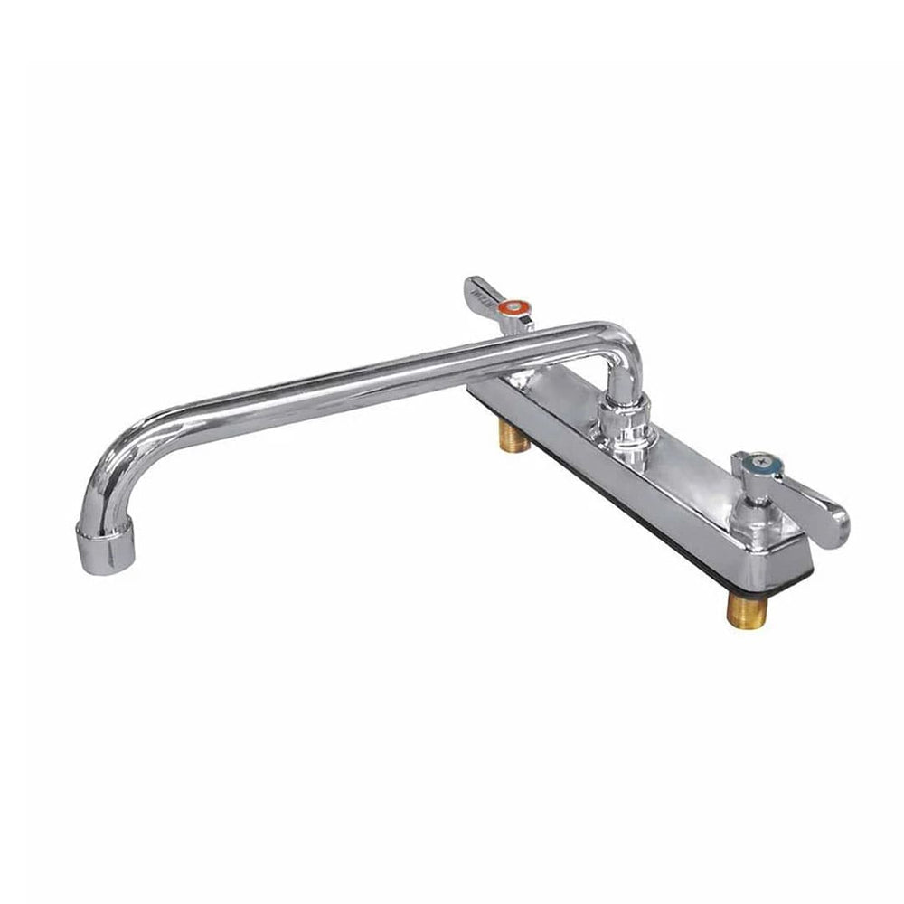 Llave Mezcladora de 8"  MIGSA BXF-H12 Mezcladora de 8″ (20.3 centimetros) cuello de ganso de 12″ (30.5 centimetros), con conexiones macho de 1/2″ NPS (1.3 centimetros)