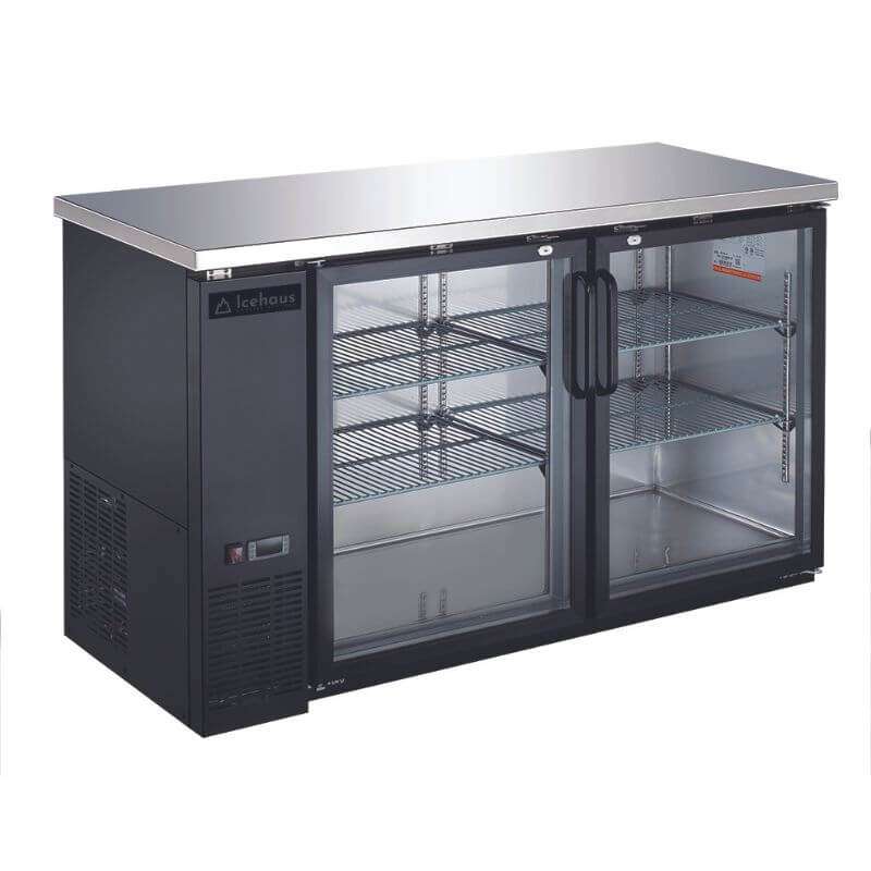 REFRIGERADOR CONTRA BARRA DE 2 PUERTA MODELO CBR-2PC-SS-01 MARCA ICEHAUS
