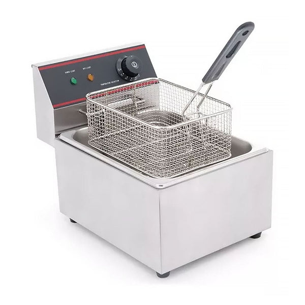 Freidora eléctrica 1 tina MIGSA CKEF1LTS4 Capacidad 4 Litros