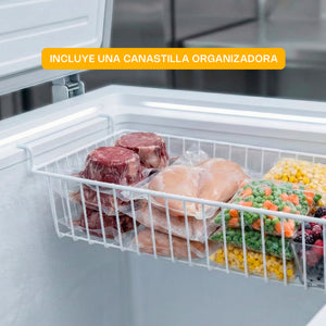 CONGELADOR HORIZONTAL CON TAPA DE ACERO INOXIDABLE 24FT MODELO CONGECO-24X MARCA RHINO