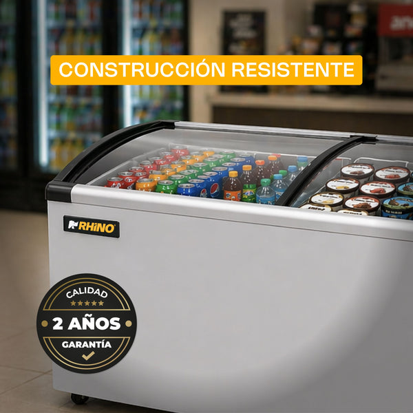 CONGELADOR PALETERO CURVO MODELO CONGECRI-10C MARCA RHINO