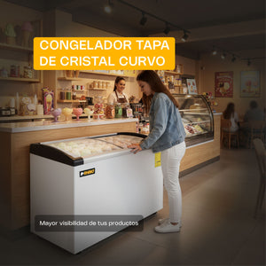 CONGELADOR PALETERO CURVO MODELO CONGECRI-7C MARCA RHINO