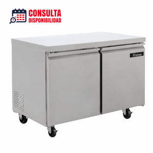 REFRIGERADOR BAJO BARRA 2 PUERTAS MODELO RBB-2P-SS-01 MARCA ICEHAUS
