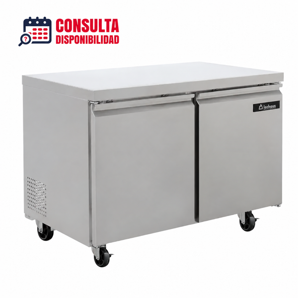 REFRIGERADOR BAJO BARRA 2 PUERTAS MODELO RBB-2P-SS-01 MARCA ICEHAUS