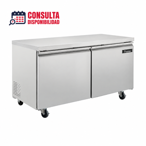 REFRIGERADOR BAJO BARRA 2 PUERTAS MODELO RBB-2P-SS-02 MARCA ICEHAUS