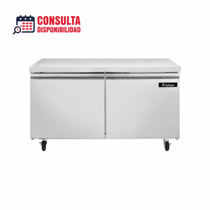 REFRIGERADOR BAJO BARRA 2 PUERTAS MODELO RBB-2P-SS-02 MARCA ICEHAUS
