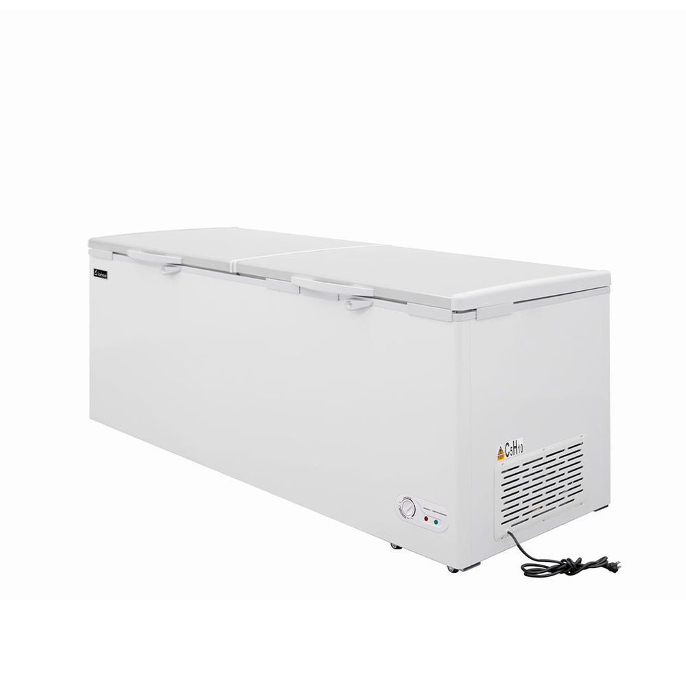 CONGELADOR DE 24 FT TAPA DE ACERO INOXIDABLE MODELO CTC-24-SS MARCA ICEHAUS