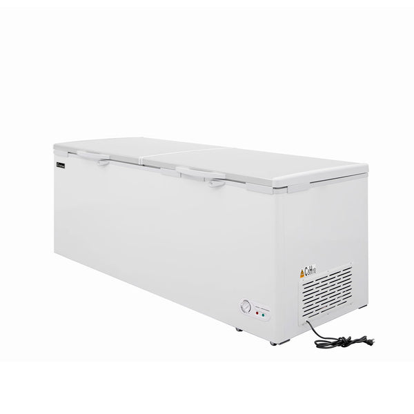 CONGELADOR DE 24 FT TAPA DE ACERO INOXIDABLE MODELO CTC-24-SS MARCA ICEHAUS
