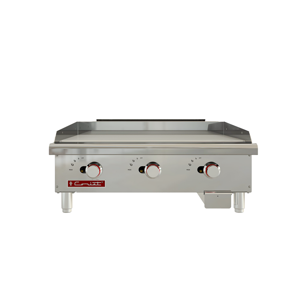 PLANCHA PROFESIONAL A GAS 3 QUEMADORES MODELO CV-3 MASTER MARCA CORIAT