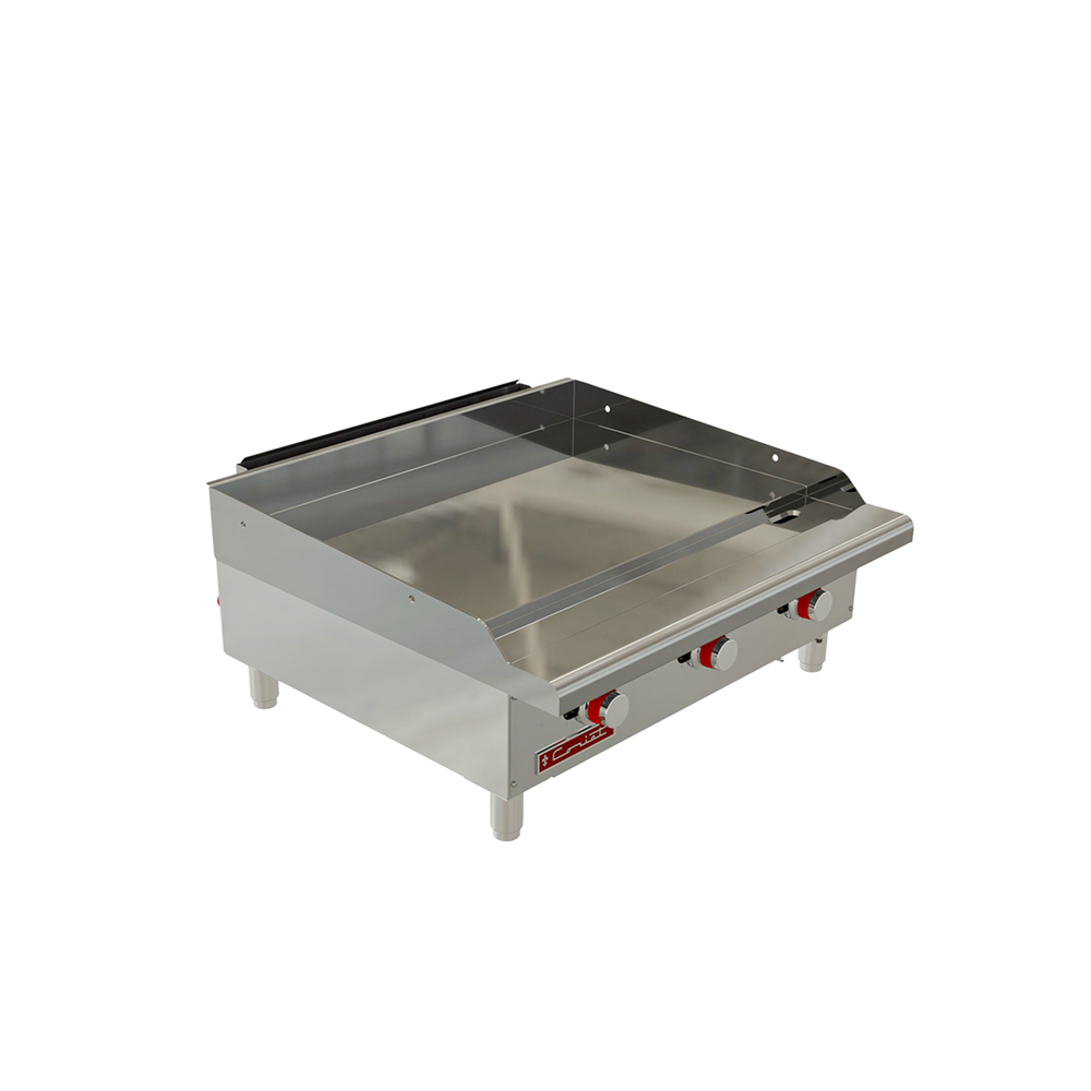 PLANCHA PROFESIONAL A GAS 3 QUEMADORES MODELO CV-3 MASTER MARCA CORIAT