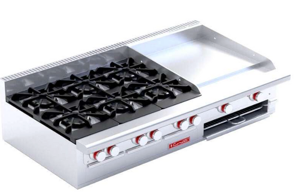 ESTUFA A GAS MOD EC-6-GRILL DE MESA MASTER LINEA PREMIUM MARCA CORIAT
