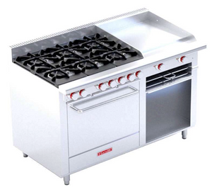 ESTUFA A GAS MODELO EC-6-H-GRILL  DE PISO MASTER LINEA PREMIUM  MARCA CORIAT
