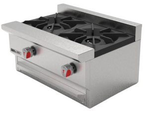 PARRILLA SLIM DE 2 QUEMADORES MODELO CG-20 SLIM MARCA DRAGO