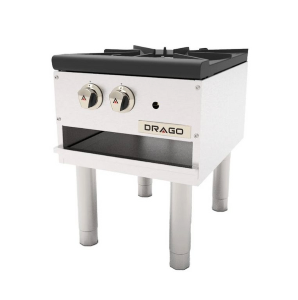 ESTUFÓN DE UNA SECCIÓN PATAS LARGAS MODELO GPFO-01-SH MARCA DRAGO