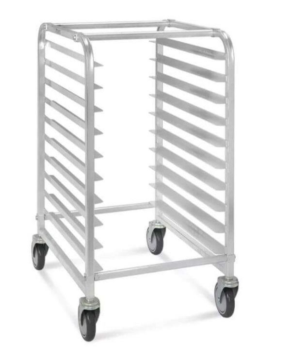 CARRO ESPIGUERO DE ALUMINIO PARA 10 CHAROLAS MOD 6063-T1 MARCA MIGSA