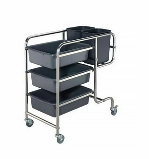CARRO RECOLECTOR DE LOZA SUCIA MODELO RTC-5B MARCA MIGSA