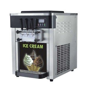 MÁQUINA DE HELADO SUAVE DE MESA DE 2 SABORES MODELO BQL-818BT MARCA MIGSA