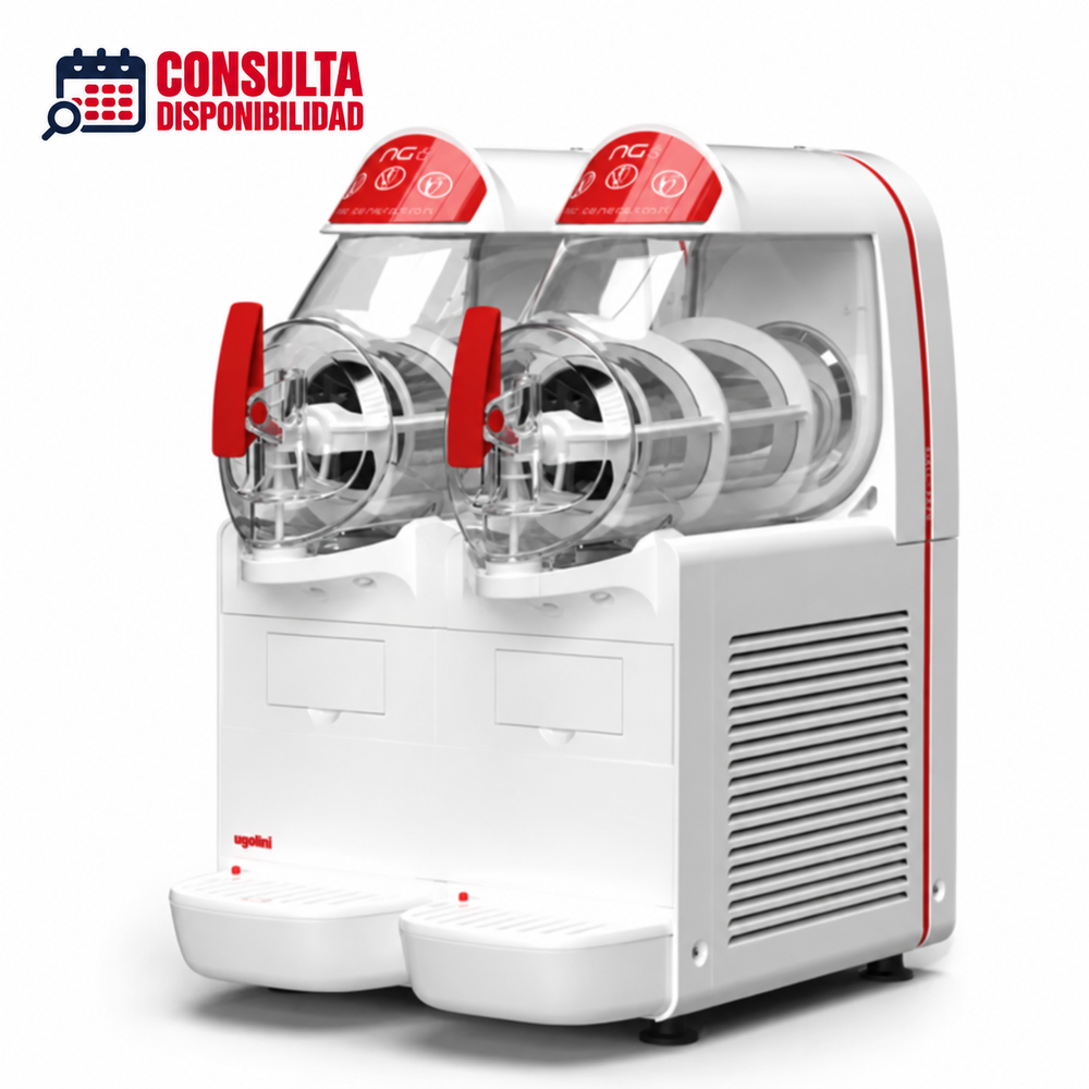 GRANITA DE 2 TAZONES 20LTS MODELO NG-102 EASY MARCA UGOLINI BY DRAGO