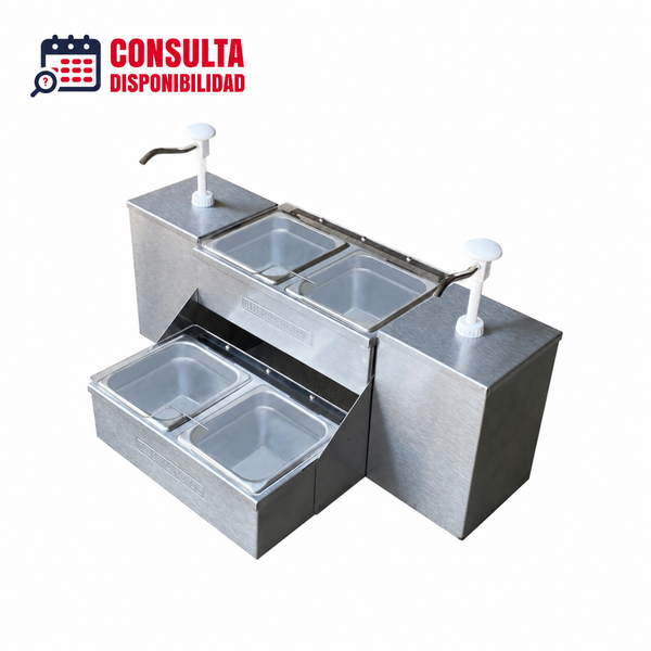 DISPENSADOR DE CATSUP Y MOSTAZA MODELO SC-4 MARCA INTERNATIONAL